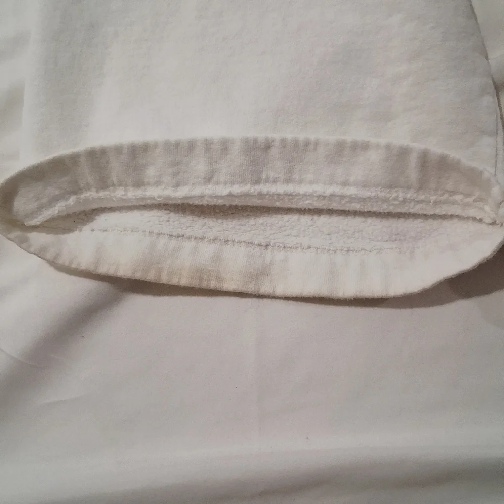 Juicy Couture White Cotton Pants with Green Accents Size Large
